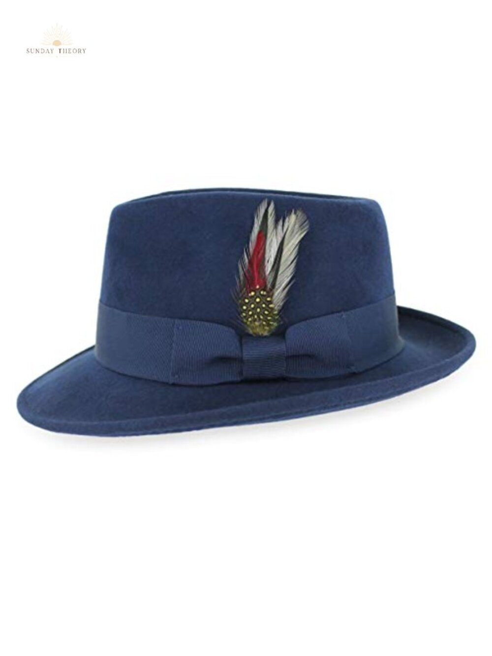 Men's Crushable 100% Wool Felt Fedora Hat, Travel Friendly, Stain Resistant